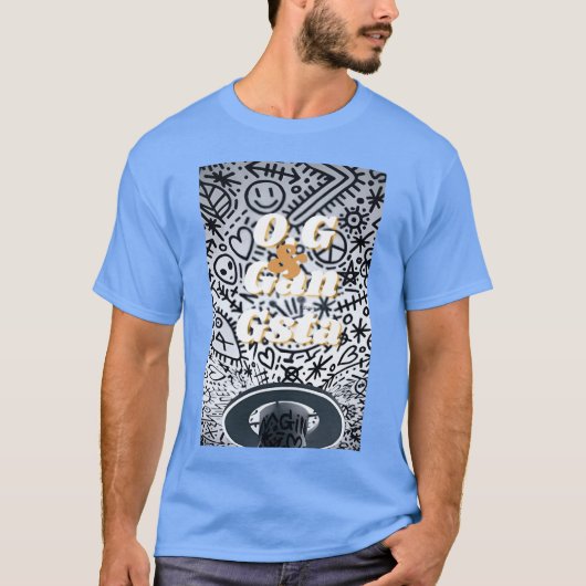Graffitiポーズ仲間たち Tシャツ (正面)
