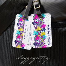 Graffiti抽象芸術カラフルパターン(NAME)