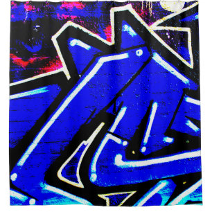 Graffiti 13 sccnシャワーカーテン シャワーカーテン