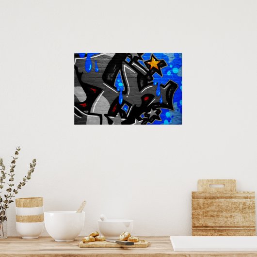 Graffiti 3 wapcn ポスター (キッチン)