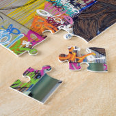 graffiti-508272グラフィティ壁画通り絵画アート ジグソーパズル (側面)