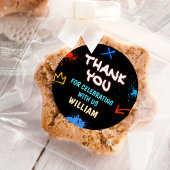 Graffiti 6 7 Meme Trend Six Seven Birthday Party ラウンドシール