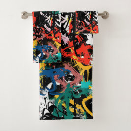 Graffiti Art バスタオルセット