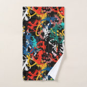 Graffiti Art バスタオルセット (ハンドタオル)