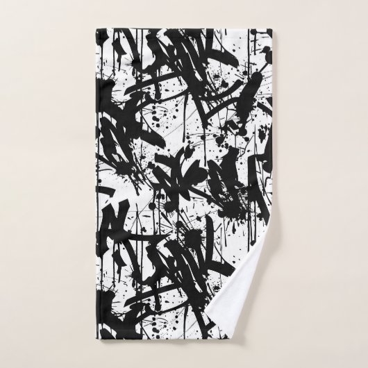 Graffiti Art バスタオルセット (ハンドタオル)
