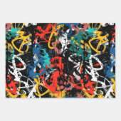 Graffiti Art ラッピングペーパーシート (正面2)