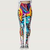 Graffiti Art Leggings レギンス (正面)