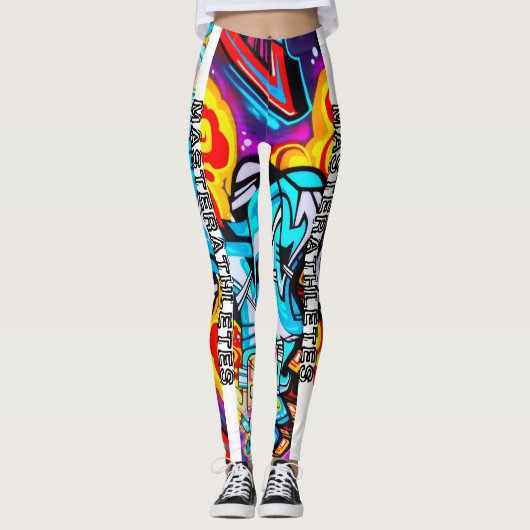 Graffiti Art Leggings レギンス (正面)