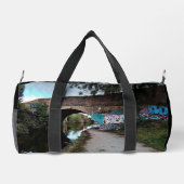 Graffiti bridge ダッフルバッグ (裏面)