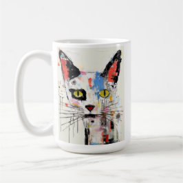 Graffiti Cat Urban Cool Feline コーヒーマグカップ
