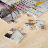 Graffiti Cat Urban Cool Feline ジグソーパズル (側面)