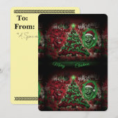 Graffiti Christmas Card 5x7 Matte シーズンカード (正面/裏面)