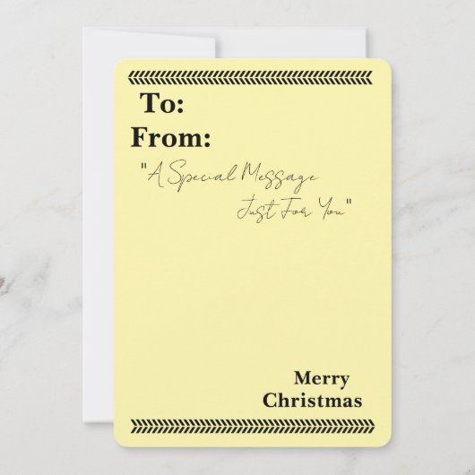 Graffiti Christmas Card 5x7 Matte シーズンカード (裏面)