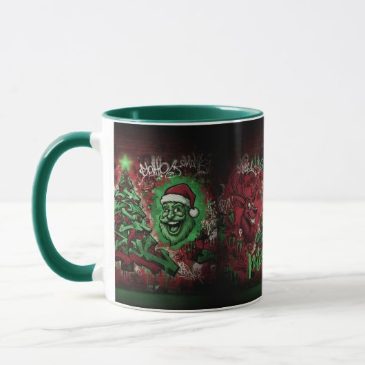 Graffiti Christmas Combo Mug マグカップ (左)