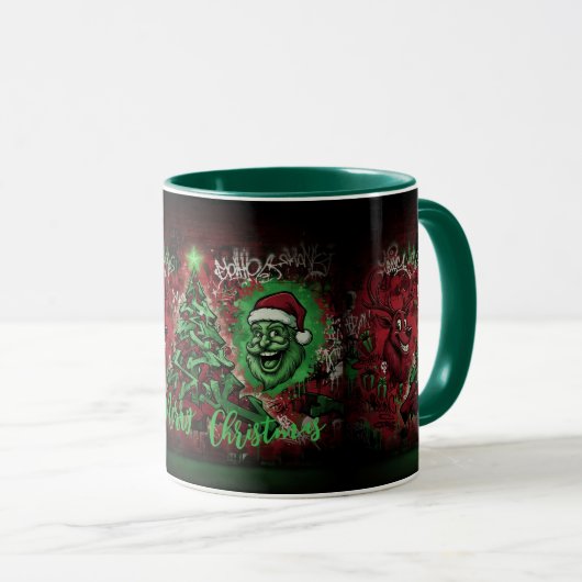 Graffiti Christmas Combo Mug マグカップ (正面右)
