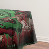 Graffiti Christmas Cotton Tablecloth 52x70 テーブルクロス (インサイチュ)