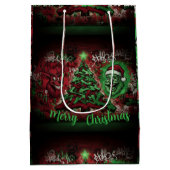 Graffiti Christmas Gift Bag Medium ミディアムペーパーバッグ (裏面)
