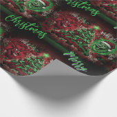 Graffiti Christmas Matte Wrapping Paper ラッピングペーパー (角)