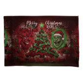 Graffiti Christmas Pillowcase Standard Size 枕カバー (正面)