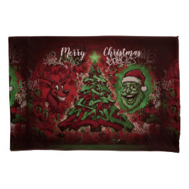 Graffiti Christmas Pillowcase Standard Size 枕カバー