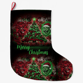 	Graffiti Christmas Stocking 12x20 ラージクリスマスストッキング