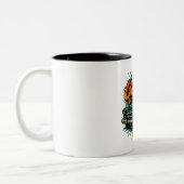 Graffiti Classic Car Mug ツートーンマグカップ (左)