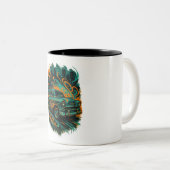 Graffiti Classic Car Mug ツートーンマグカップ (正面右)