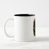 Graffiti Classic Car Mug ツートーンマグカップ (左)
