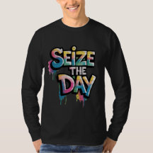 Graffiti Colorful Text Saying Seize The Day