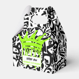 Graffiti Crown ブラック グリーン サンクス バースデー フェイバーボックス