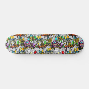 Graffitiスケートボード | Zazzle JP