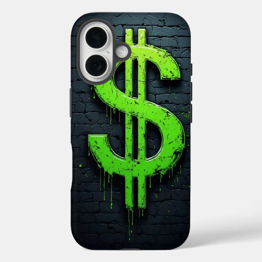 Graffiti Dollar Sign –都会のお金アート フォンケース Case-Mate iPhoneケース (裏面)