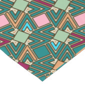 Graffiti Explosion Modern Geometric Pattern  ショートテーブルランナー (コーナー)