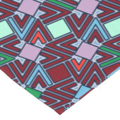 Graffiti Explosion Modern Geometric Pattern  ショートテーブルランナー (コーナー)