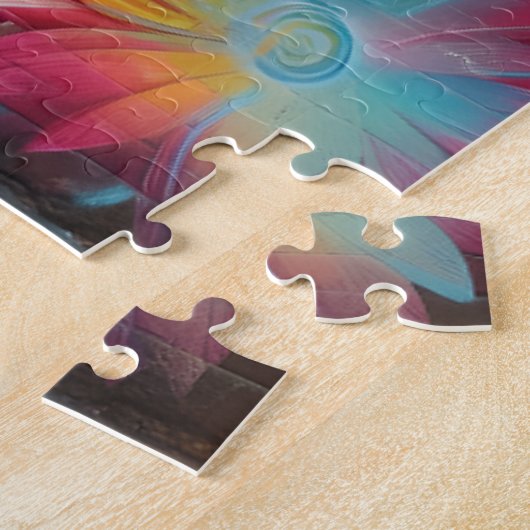 Graffiti Flower ジグソーパズル (側面)