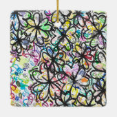 Graffiti Four Leaf Clovers セラミックオーナメント (裏面)