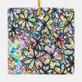 Graffiti Four Leaf Clovers セラミックオーナメント (正面)