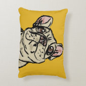 Graffiti French bulldog アクセントクッション (裏面(縦))