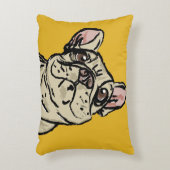 Graffiti French bulldog アクセントクッション (正面(垂直))
