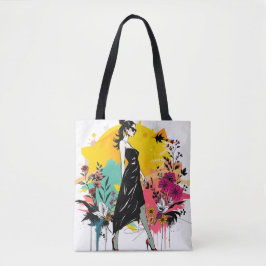Graffiti Garden Muse リソグラフ両面トート🎨🌿 トートバッグ