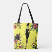 Graffiti Garden Muse リソグラフ両面トート🎨🌿 トートバッグ (裏面)