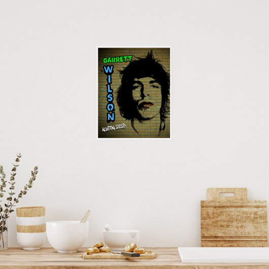 Graffiti Garrett Wilson 2025 ポスター (キッチン)