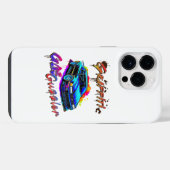 GRAFFITI GAS GUZZLER - ドリフトカー iPhoneケース (裏面横)