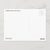 Graffiti Girl, Shoreditch London ポストカード (裏面)