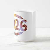 Graffiti Glow: New Year Street Vibes Tee コーヒーマグカップ (中央)