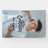 Graffiti Graduate | Custom Photo Graduation Sign 横断幕 (横)