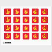 Graffiti Hammer & Sickle Stickers スクエアシール (シート)