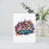 Graffiti "Hardstayle" ポストカード (スタンド正面)