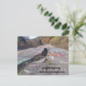 graffiti highway centralia pennsylvania post card ポストカード (スタンド正面)