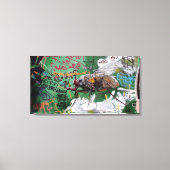 Graffiti insect - Canvas キャンバスプリント (正面)